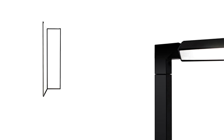 Spigolo Floor Lamp by Nemo Floor Lamps